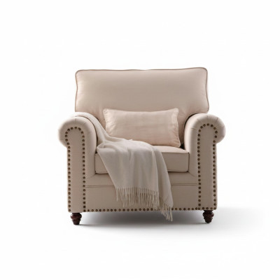 Fauteuil Canapé Tissu Fauteuil Meubles Relax Siège Conception Canapé Salon Textile Maison de campagne