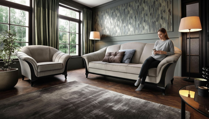 Fauteuil design Relax Lounge Fauteuil rembourré Mobilier moderne Chaise de luxe moderne nouvelle