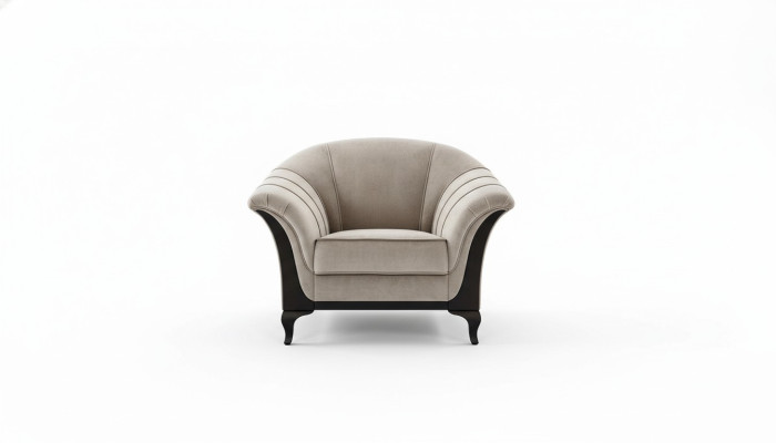 Fauteuil design Relax Lounge Fauteuil rembourré Mobilier moderne Chaise de luxe moderne nouvelle