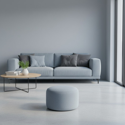Tabouret designer rond Tabouret moderne Tabouret Repose-pieds Tabouret d'appoint Rembourrage