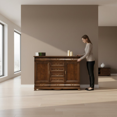 Conception commode Armoire Hôtel Commodes Armoire Étagère Console Mobilier Meubles Bois nouveau