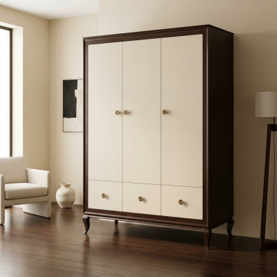 Garde-robe de chambre Armoire en bois Armoires de garde-robe Armoires de designer Mobilier neuf