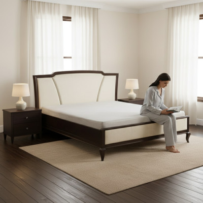 Chambre Lit Rembourrage Design Luxe Lits Doubles Hôtel 140 160 180 x 200cm