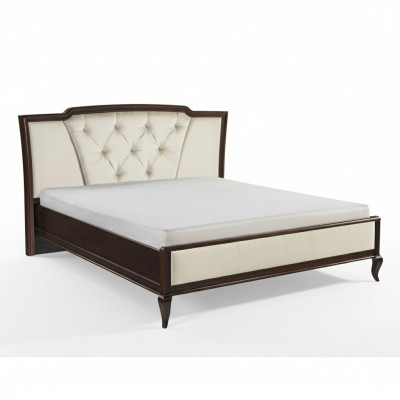 Lit double Lit Lits Design Hôtel Luxe Rembourrage Mariage Bois 180 x 200cm Mobilier neuf
