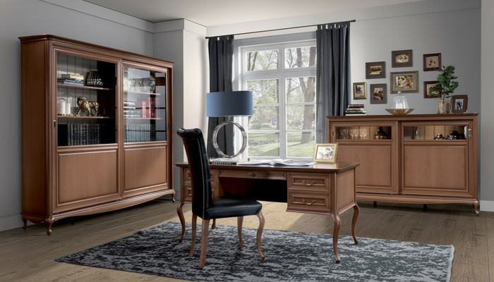 Table Bureau Table en bois Bureau d'ordinateur Bois massif Bureau de bureau Mobilier de bureau Tables