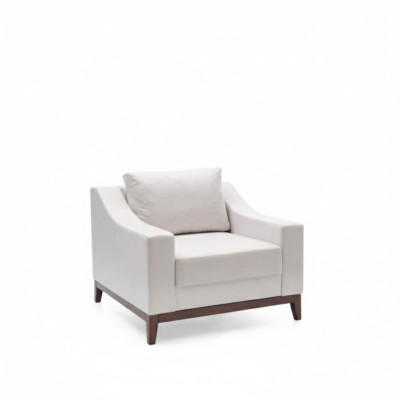 Fauteuil rembourré Relax Lounge Fauteuil design Moderne Relax Moderne Chaise Blanche Nouvelle