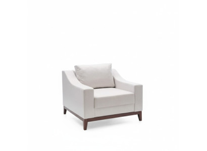 Fauteuil rembourré Relax Lounge Fauteuil design Moderne Relax Moderne Chaise Blanche Nouvelle