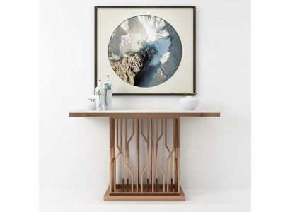 Table console de luxe moderne Tables consoles Bois Or Table d'appoint