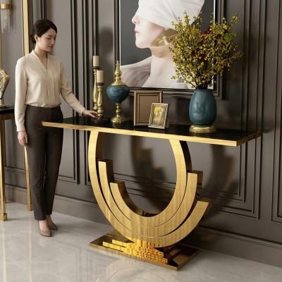 Table console Design Bois Buffet Table Console Tables Console de luxe