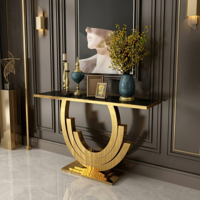 Table console Design Bois Buffet Table Console Tables Console de luxe