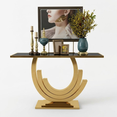Table console Design Bois Buffet Table Console Tables Console de luxe