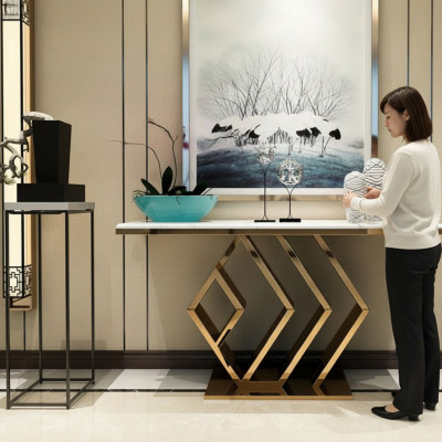 Console table: Table console Side table: Table d'appoint Metal table console: Console en métal Table Wall: Table murale