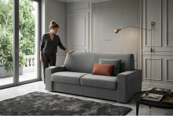 Salon Canape Textile Gris Deux places Canapes design Canapes Rembourrage 2 places neufs