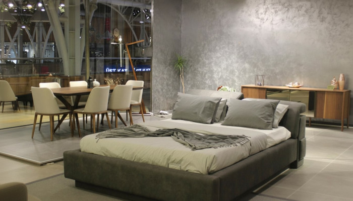 Conception de lit Lit double Lits de luxe Rembourrage Mobilier de chambre nouveau