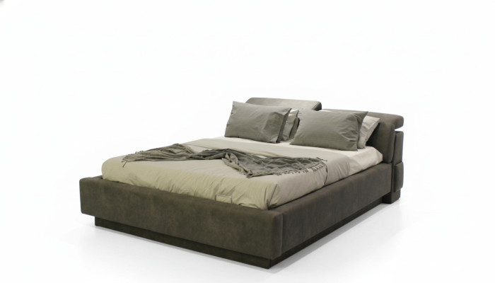 Conception de lit Lit double Lits de luxe Rembourrage Mobilier de chambre nouveau