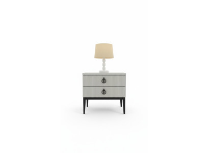Table de chevet de luxe pour chambre 2x Tables de chevet élégantes pour chambre 2x