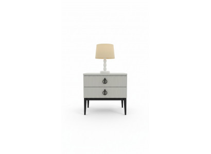 Table de chevet de luxe pour chambre 2x Tables de chevet élégantes pour chambre 2x
