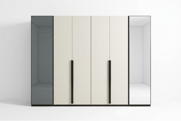 Armoire avec miroir Concepteur de garde-robe Chambre Mobilier de luxe en bois neuf