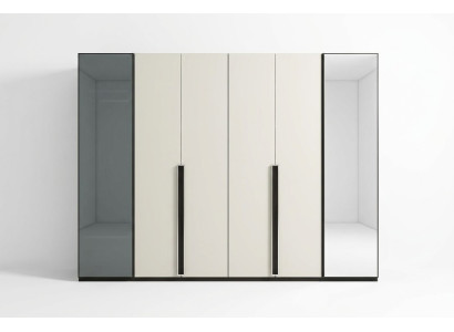 Armoire avec miroir Concepteur de garde-robe Chambre Mobilier de luxe en bois neuf