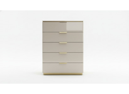 Meuble de chambre à coucher de luxe Design Commode avec 4 tiroirs Cabinet en bois Bois neuf