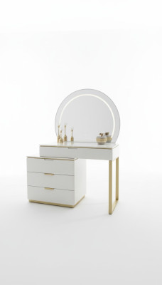 Conception Coiffeuse avec Miroir Meubles Chambre de Luxe 2 pièces. nouveau