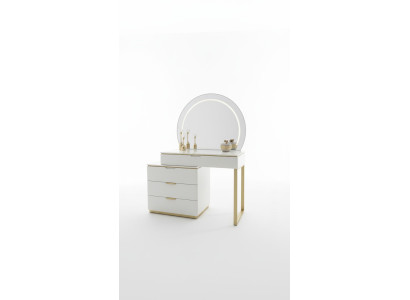 Conception Coiffeuse avec Miroir Meubles Chambre de Luxe 2 pièces. nouveau