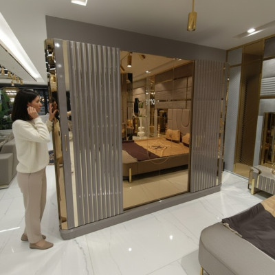 Conception de garde-robe, garde-robe de luxe, armoires de style moderne, meubles de chambre à coucher, nouveaux