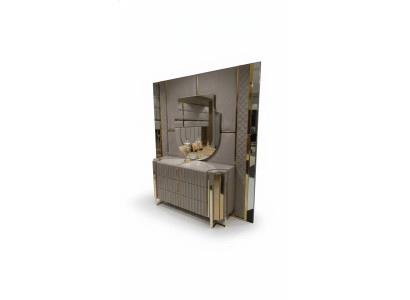Commode avec miroir Moderne Commode avec miroir de Luxe Design Moderne Chambre