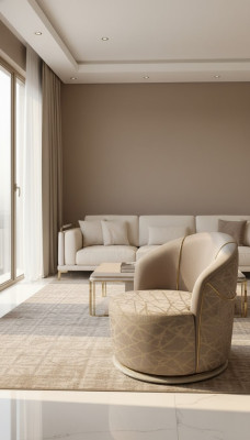 Fauteuil relax moderne de luxe pour la télévision, garni de tissu de club, design pour un hôtel.