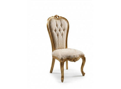 6x Chaises Ensemble complet Style Art Déco Conception Chaises Chesterfield Textile nouveau
