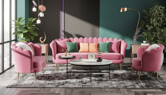 Canapé Mobilier Relax Siège Design Canapé Lounge Canapés Textiles Canapé 3 Places Velours neuf