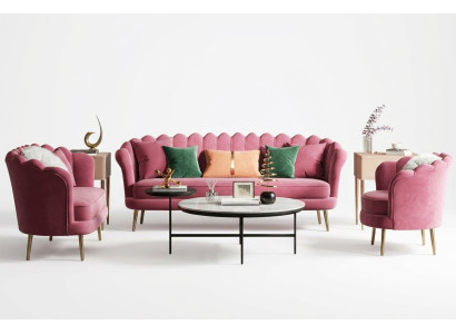 Canapé Mobilier Relax Siège Design Canapé Lounge Canapés Textiles Canapé 3 Places Velours neuf