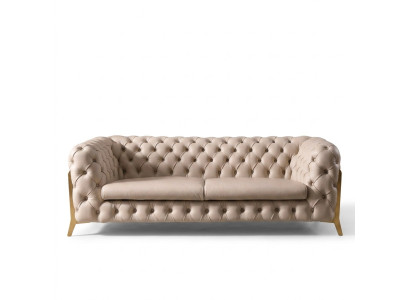 Imitation cuir Canapé 3 places Salon paysage détente Siège design Canapé Lounge Sofas