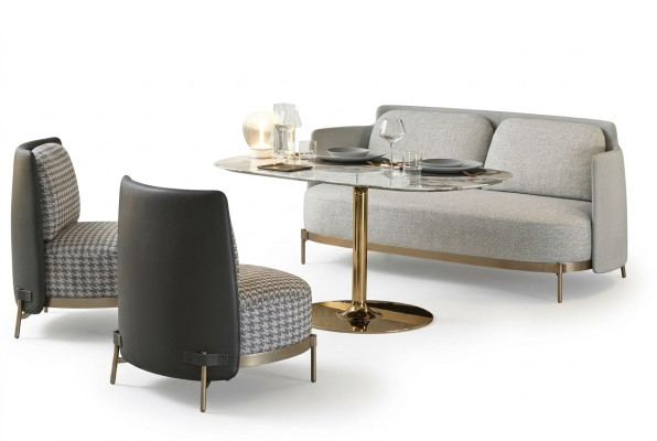 Mobilier design Moderne Siège Relaxant Mobilier de Luxe Paysage de vie Canapé 3 Places Canapés