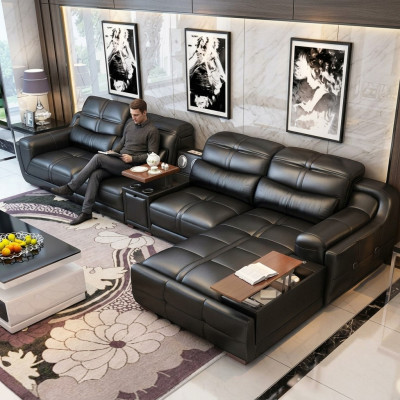 Canapé Canapé Canapé d'angle en forme de L Rembourrage Moderne Siège de détente de luxe Mobilier de salon paysage vivant