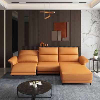 Suite d'angle Canapé d'angle en L Rembourrage Moderne Relax Siège de luxe Mobilier Paysage de vie