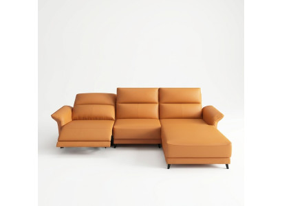 Suite d'angle Canapé d'angle en L Rembourrage Moderne Relax Siège de luxe Mobilier Paysage de vie