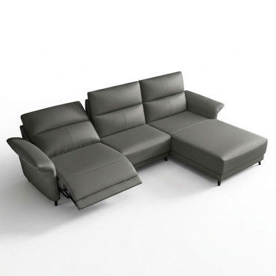 Suite Canapé d'angle en L Rembourrage Moderne Siège Relaxant Meuble de luxe Paysage vivant neuf