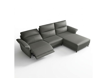 Suite Canapé d'angle en L Rembourrage Moderne Siège Relaxant Meuble de luxe Paysage vivant neuf
