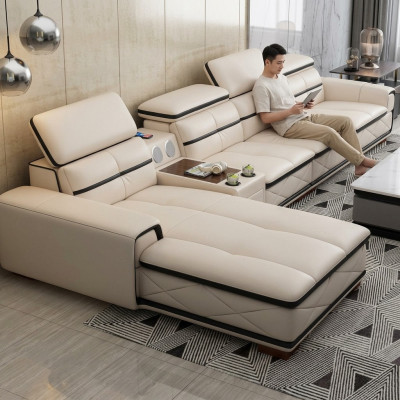 Canapé Meubles Salon paysage de vie Canapé d'angle de luxe Canapé d'angle en forme de L Rembourrage Sofas modernes neufs