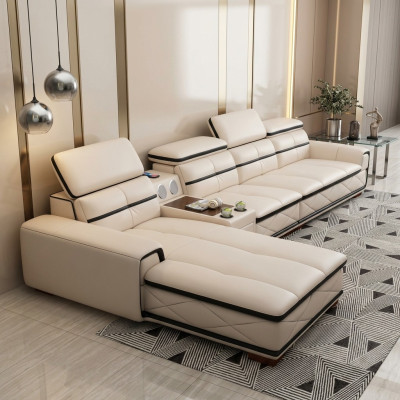 Canapé Meubles Salon paysage de vie Canapé d'angle de luxe Canapé d'angle en forme de L Rembourrage Sofas modernes neufs