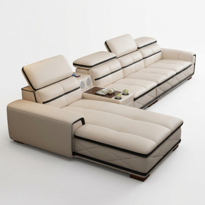 Canapé Meubles Salon paysage de vie Canapé d'angle de luxe Canapé d'angle en forme de L Rembourrage Sofas modernes neufs