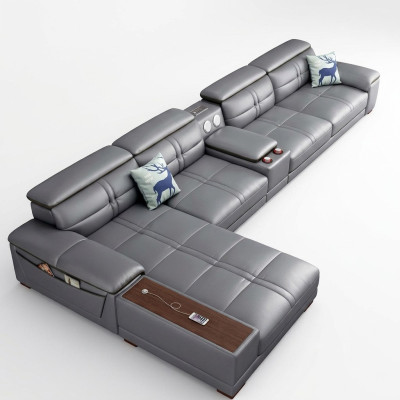 Sofas d'angle Canapé d'angle en L Revêtement Canapé Canapés Relax Siège Meuble Paysage vivant Canapé