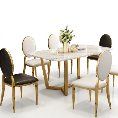 Table Table à manger Salle à manger moderne Tables de cuisine Design Tables à manger Mobilier Salon