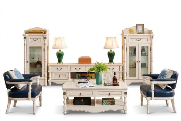Vitrine Salon Verre Classique 2 pièces. Armoire Vitrée Étagère Étagères Bois Ensemble