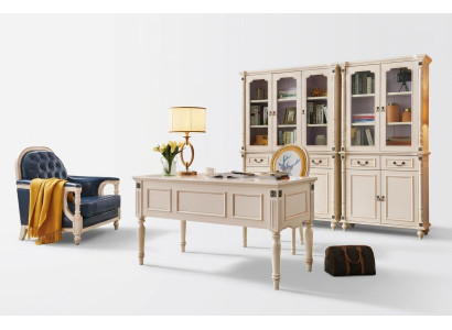 Chaise de bureau armoire de classement ensemble de bureau Mobilier de bureau classique neuf 3 pièces