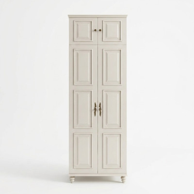 Armoire Armoire Mobilier de style baroque Armoire Classique pour Chambre en Bois