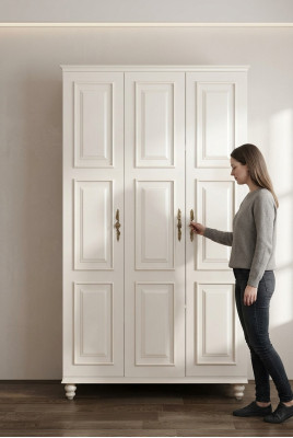 Armoire Style Campagnard Mobilier Classique r Armoire Bois Chambre Blanc