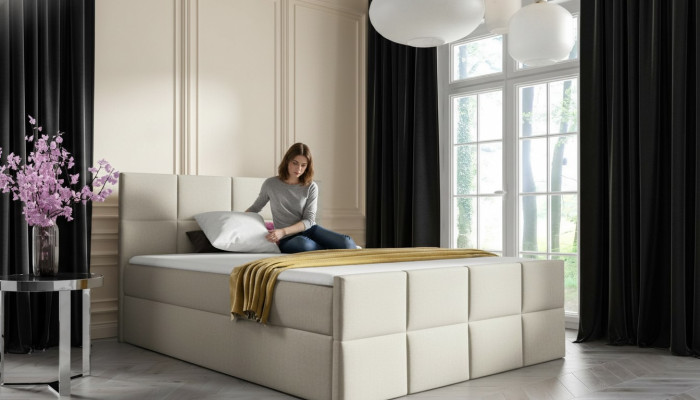 Lit sommier sommier lit Chambre Rembourrage Design Double Hôtel Moderne
