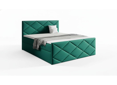 Lit sommier double design moderne de chambre à coucher 180x200